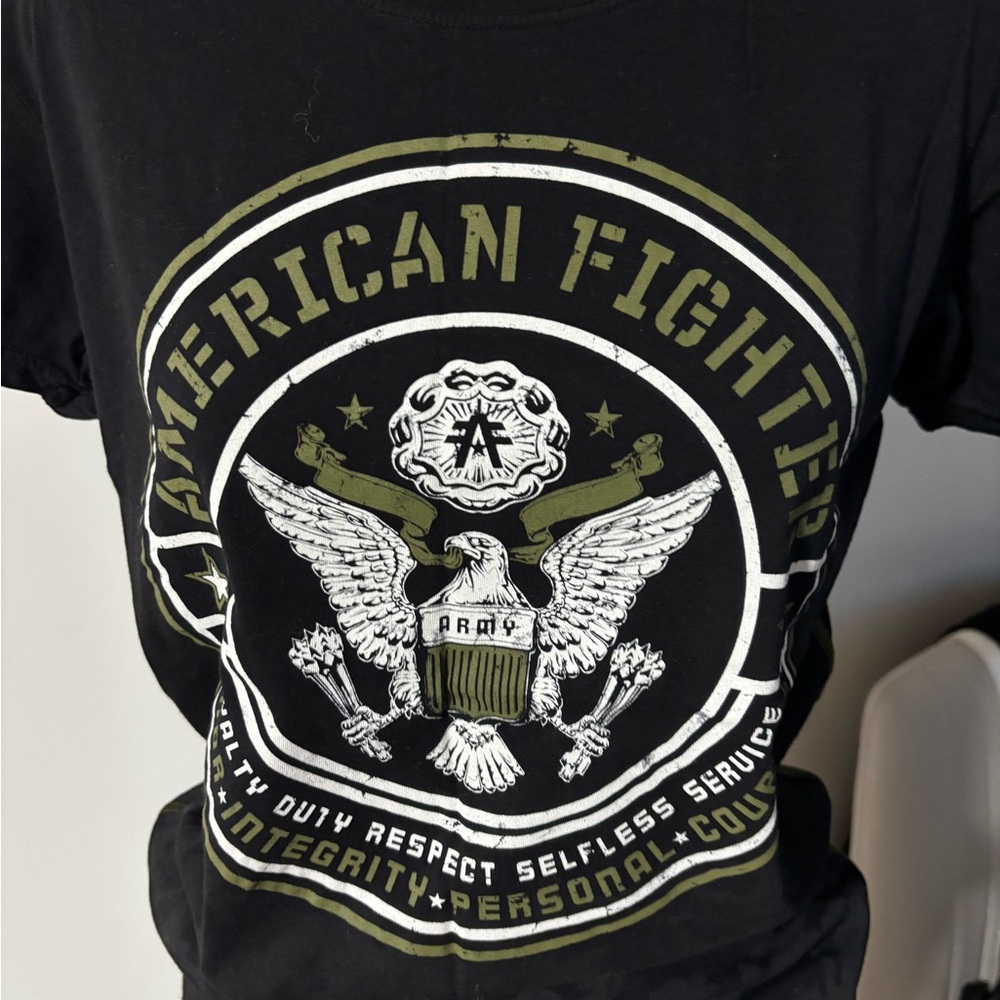 American Fighter Black Graphic Tee